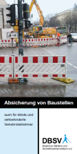 Titelbild der Broschüre "Absicherung von Baustellen"