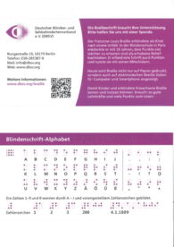 Braillealphabet 2025 Din lang