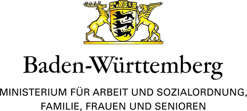 Logo des Ministeriums für Arbeit und Sozialordnung, Familie, Frauen und Senioren